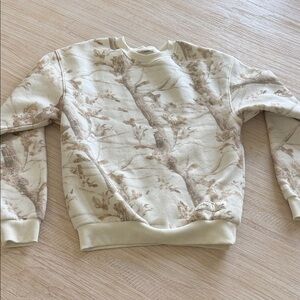 Elegant Beige and Brown Women's Sweater